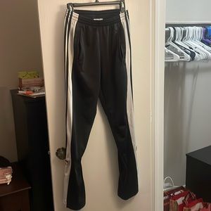 Adidas Original pants with buttons on the side